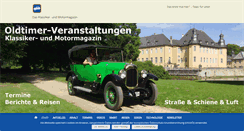 Desktop Screenshot of oldtimer-veranstaltung.de